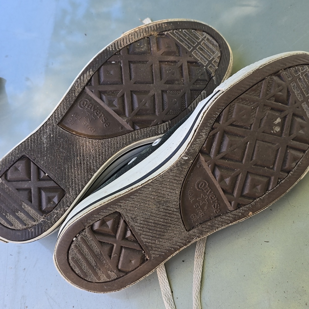 ★ CONVERSE All Star Chuck Taylor Well Worn Black Low Tops Men 6.5 Women 8.5 - Picture 5 of 6